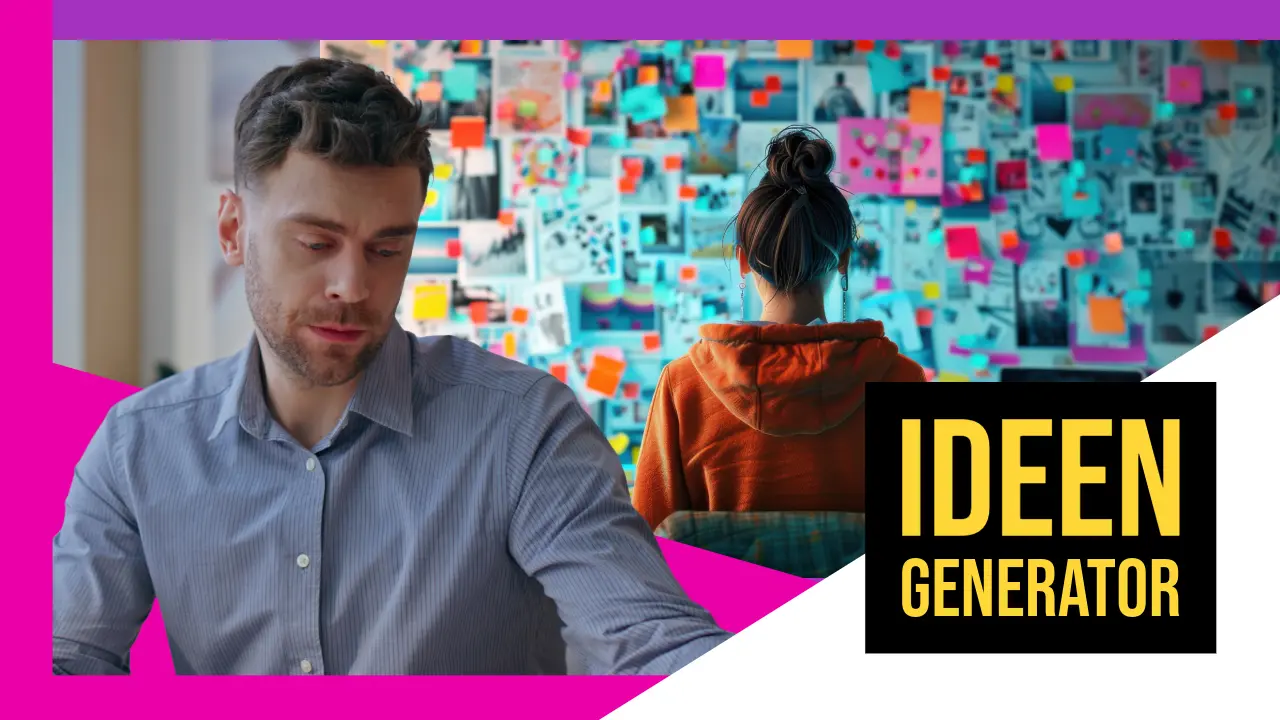 Unternehmer generiert endlos Content Ideen für sein Content Marketing